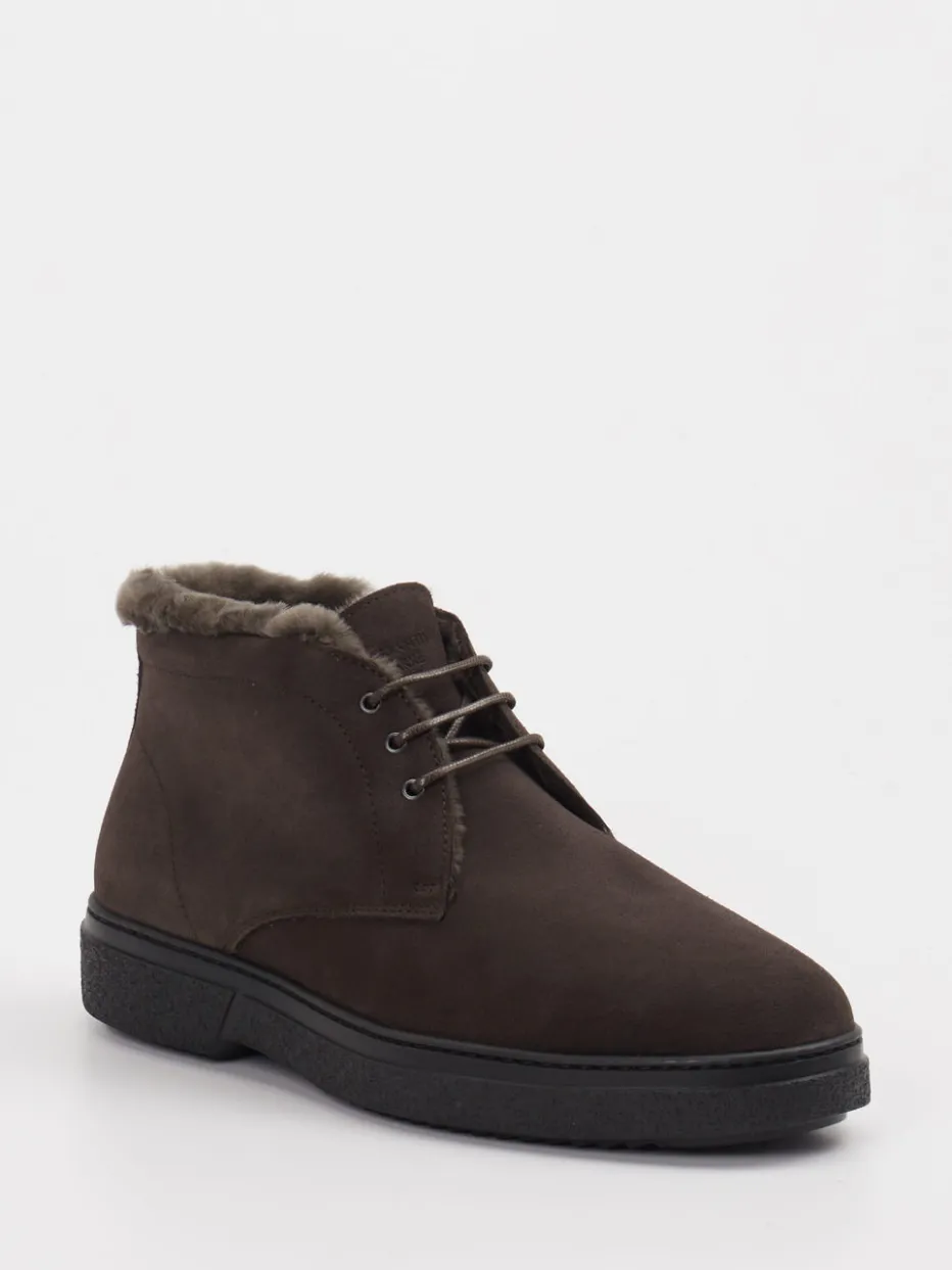 – Stiefeletten aus Veloursleder Dunkel*Konstantin Starke Online
