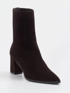 – Stiefeletten aus Veloursleder Dunkel*Konstantin Starke New