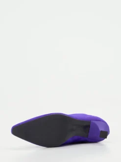 Damen Konstantin Starke – Stiefelette aus Veloursleder Violett