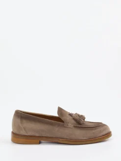 – Tassel Loafer aus Veloursleder Taupe*Konstantin Starke Best