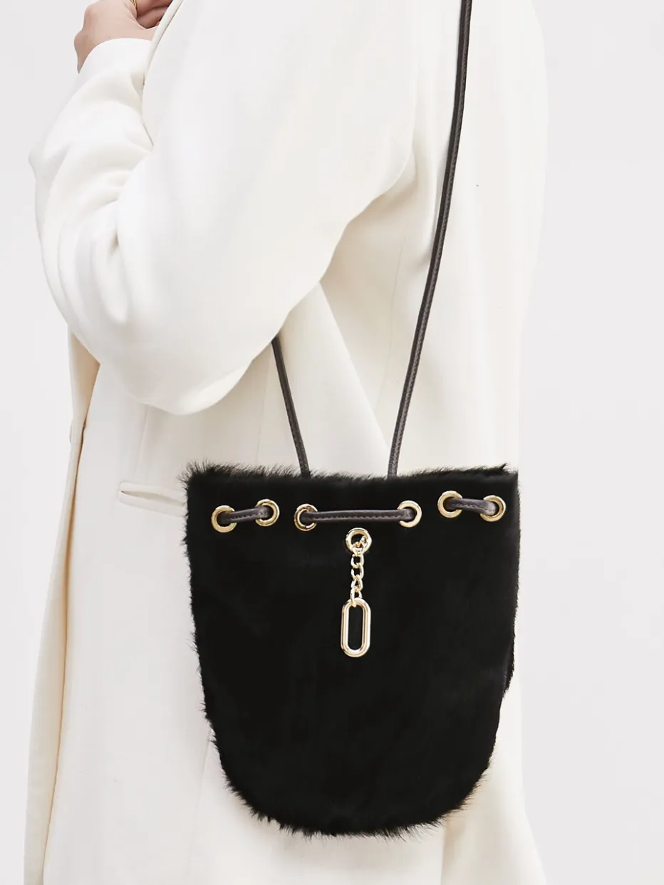 Damen Konstantin Starke – Umhängetasche aus Kunstfell