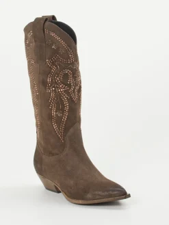 Damen Konstantin Starke – Westernstiefel aus Veloursleder