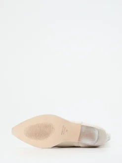 Damen Konstantin Starke – Western-Boots aus Kalbleder cremeweiß