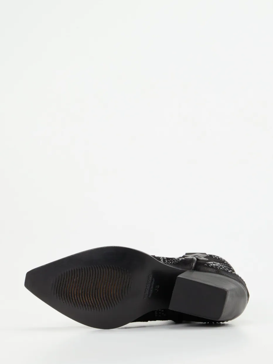 – Western-Stiefeletten aus Veloursleder*Konstantin Starke New