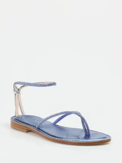 – Zehentrenner aus Metallicleder*Konstantin Starke Sale