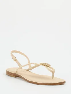 – Zehentrenner aus Textil und Leder*Konstantin Starke Outlet