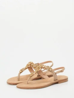 Damen Konstantin Starke – Zehentrenner-Sandale aus Glattleder