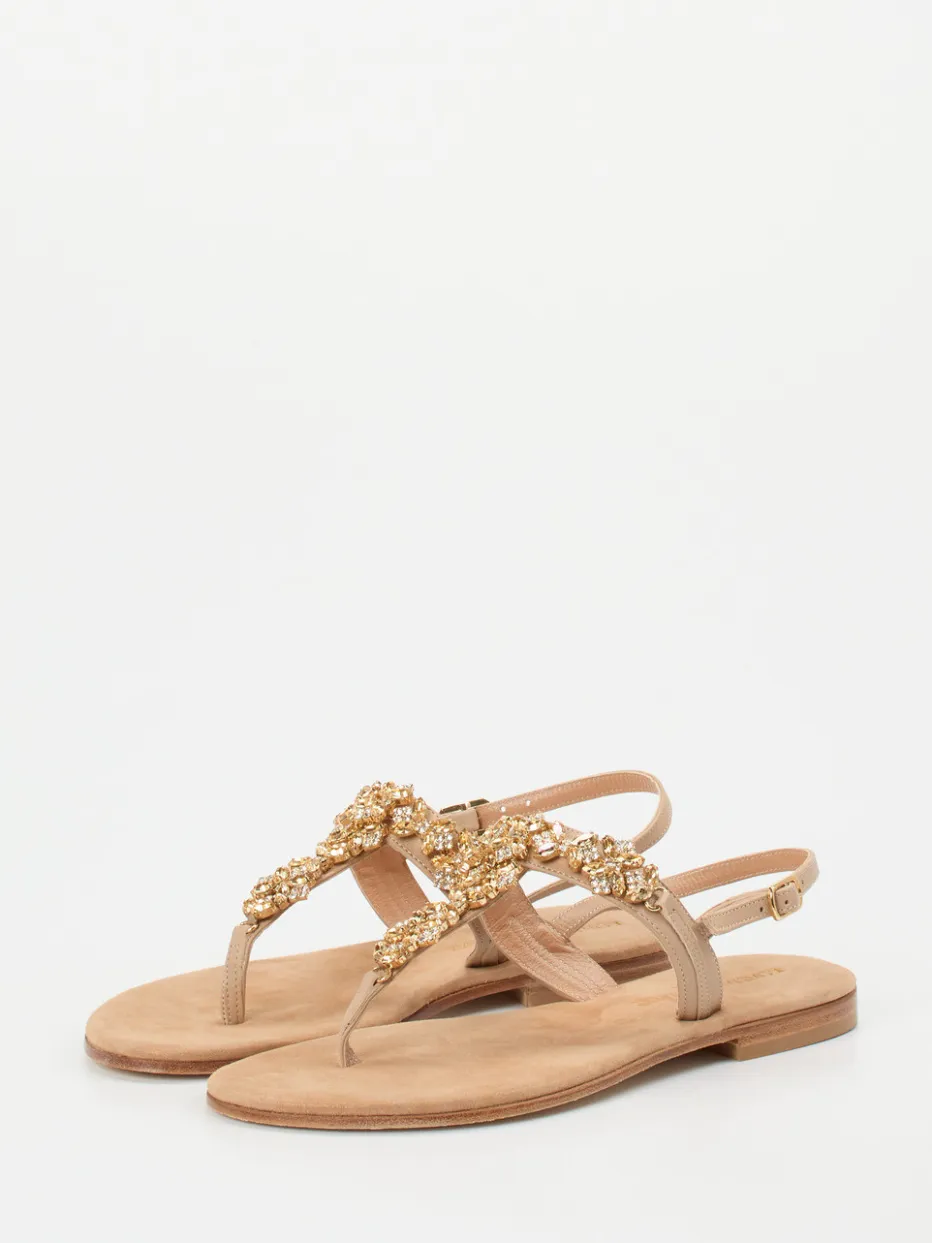 Damen Konstantin Starke – Zehentrenner-Sandale aus Glattleder