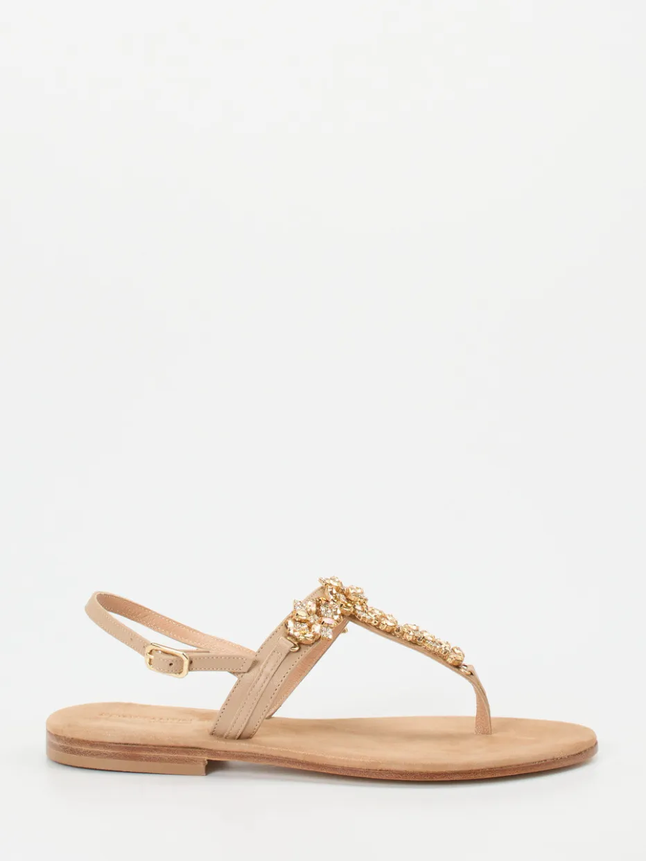 Damen Konstantin Starke – Zehentrenner-Sandale aus Glattleder