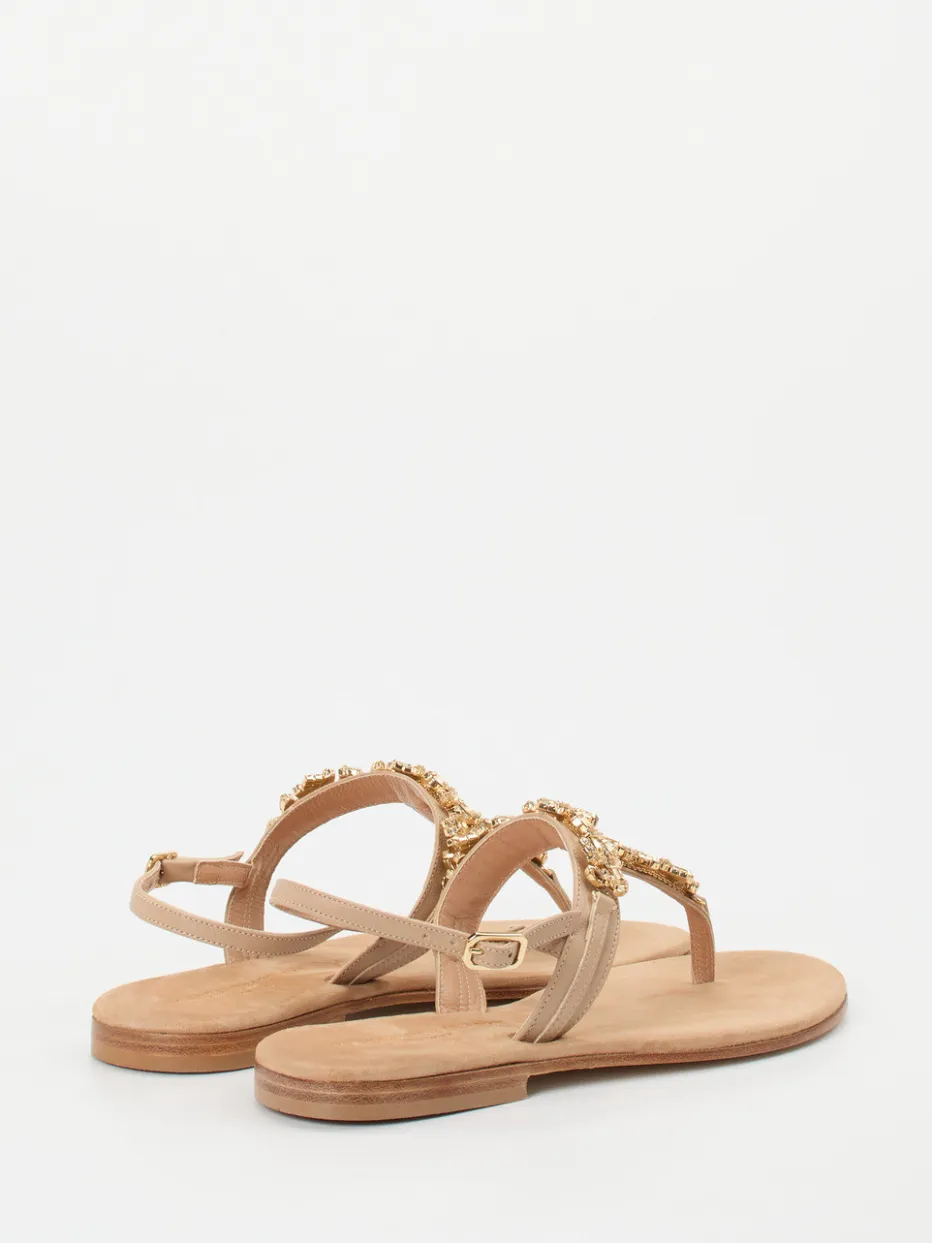 Damen Konstantin Starke – Zehentrenner-Sandale aus Glattleder