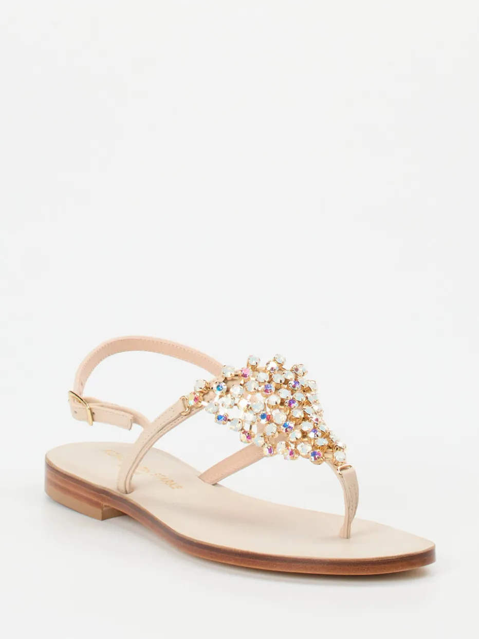 Damen Konstantin Starke – Zehentrenner-Sandale aus Glattleder