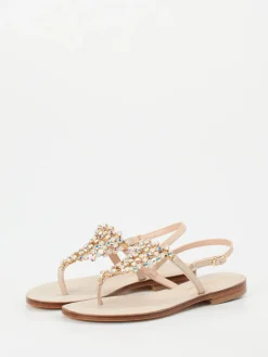 Damen Konstantin Starke – Zehentrenner-Sandale aus Glattleder