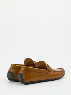 Herren La Martina – Loafer aus Kalbleder Cognac