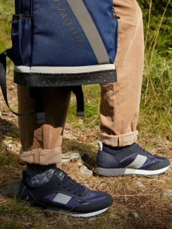 Herren La Martina – Retro-Sneaker aus Textil Dunkel