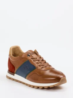 Herren La Martina – Retro-Sneaker aus Kalbleder