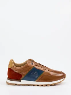 Herren La Martina – Retro-Sneaker aus Kalbleder