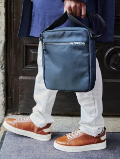 Herren La Martina – Sneaker aus Kalbleder Cognac