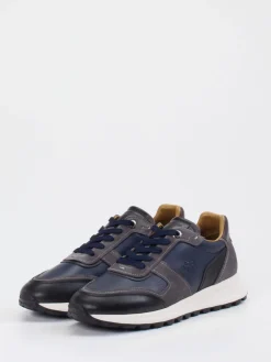 Herren La Martina – Sneaker aus Kalbleder in und Blau