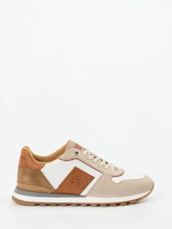 – Sneaker aus Kalbleder und Veloursleder Beige*La Martina Discount