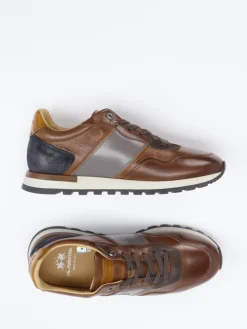 – Sneaker aus Kalbleder in Dunkel*La Martina Discount