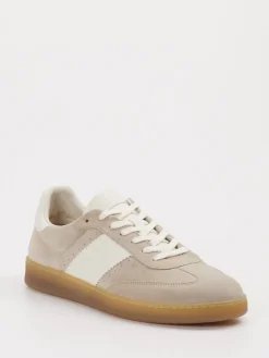 Herren La Martina – Sneaker aus Veloursleder in grau