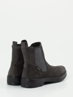 Damen Legero – Chelsea Boots aus Veloursleder Anthrazit