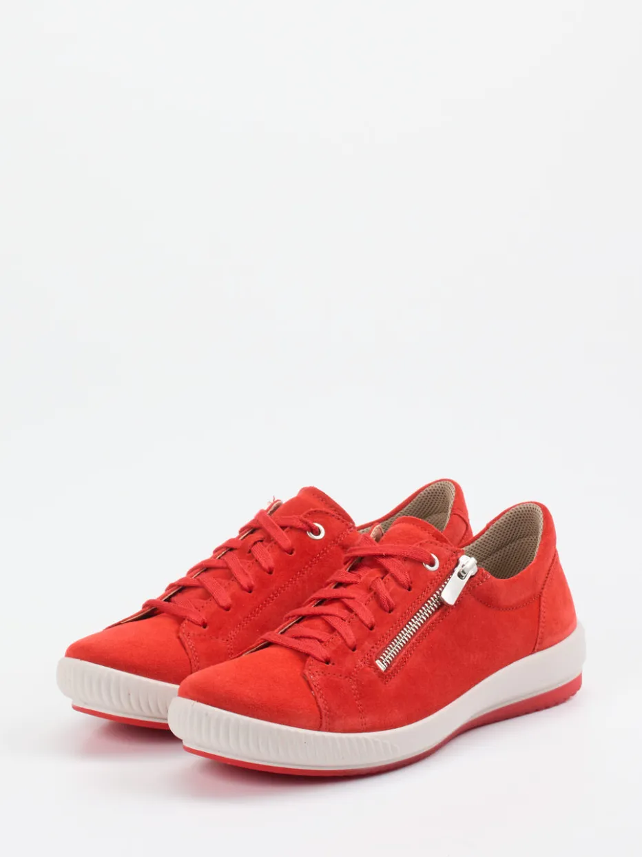 – Sneaker aus Veloursleder in Signal*Legero
