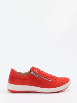 – Sneaker aus Veloursleder in Signal*Legero