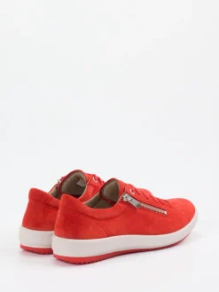 – Sneaker aus Veloursleder in Signal*Legero
