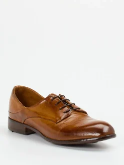 – Derby-Schnürschuh aus Kalbleder cognac*Lemargo Sale