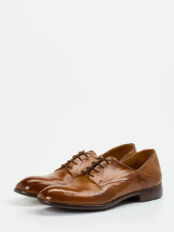 – Derby-Schnürschuh aus Kalbleder cognac*Lemargo Sale