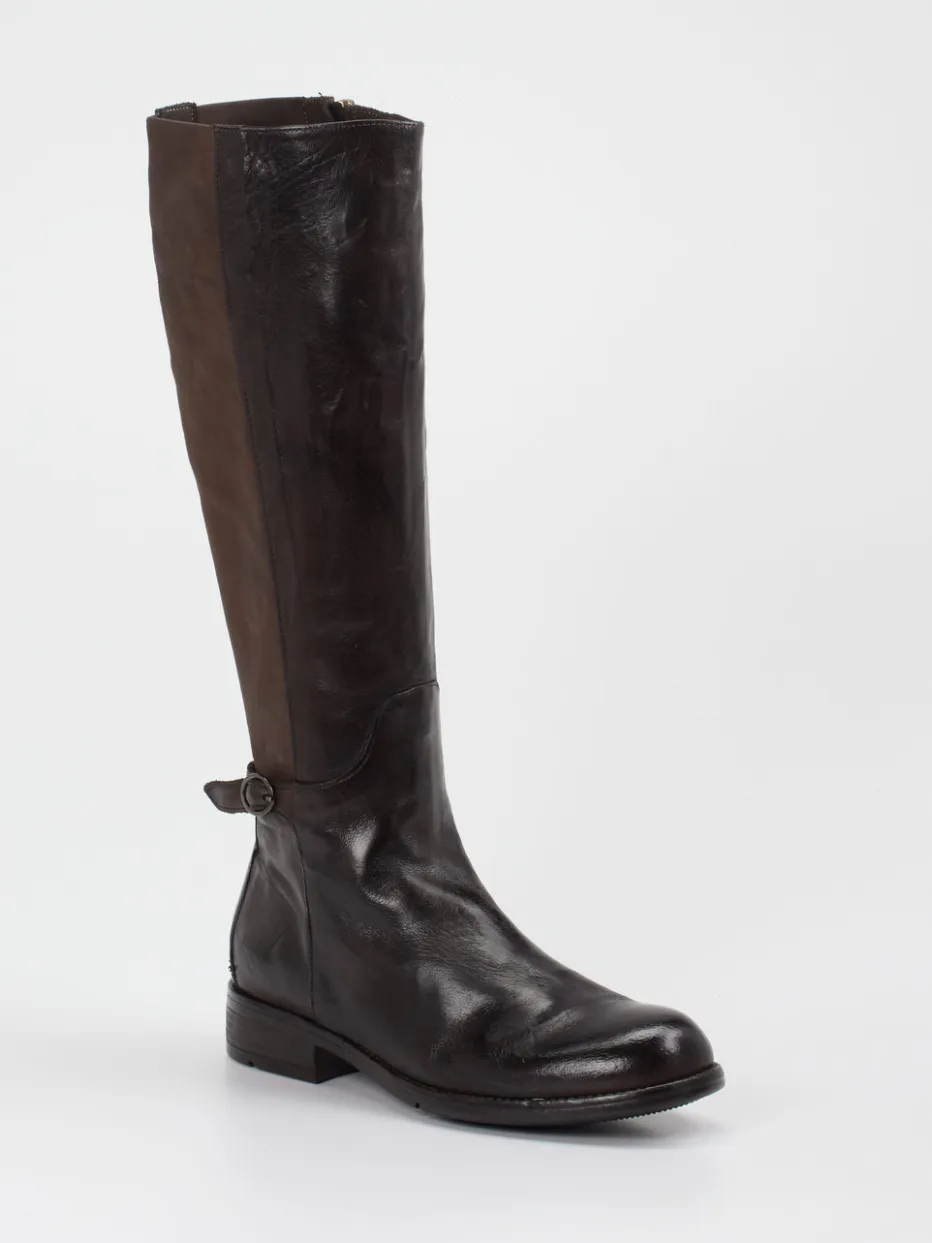 Damen Lemargo – Reitstiefel aus Büffelleder dunkel