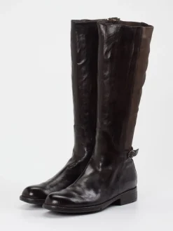 Damen Lemargo – Reitstiefel aus Büffelleder dunkel
