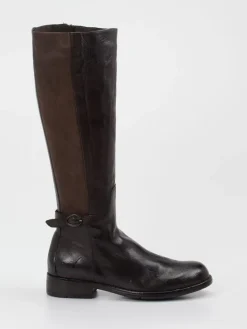 Damen Lemargo – Reitstiefel aus Büffelleder dunkel
