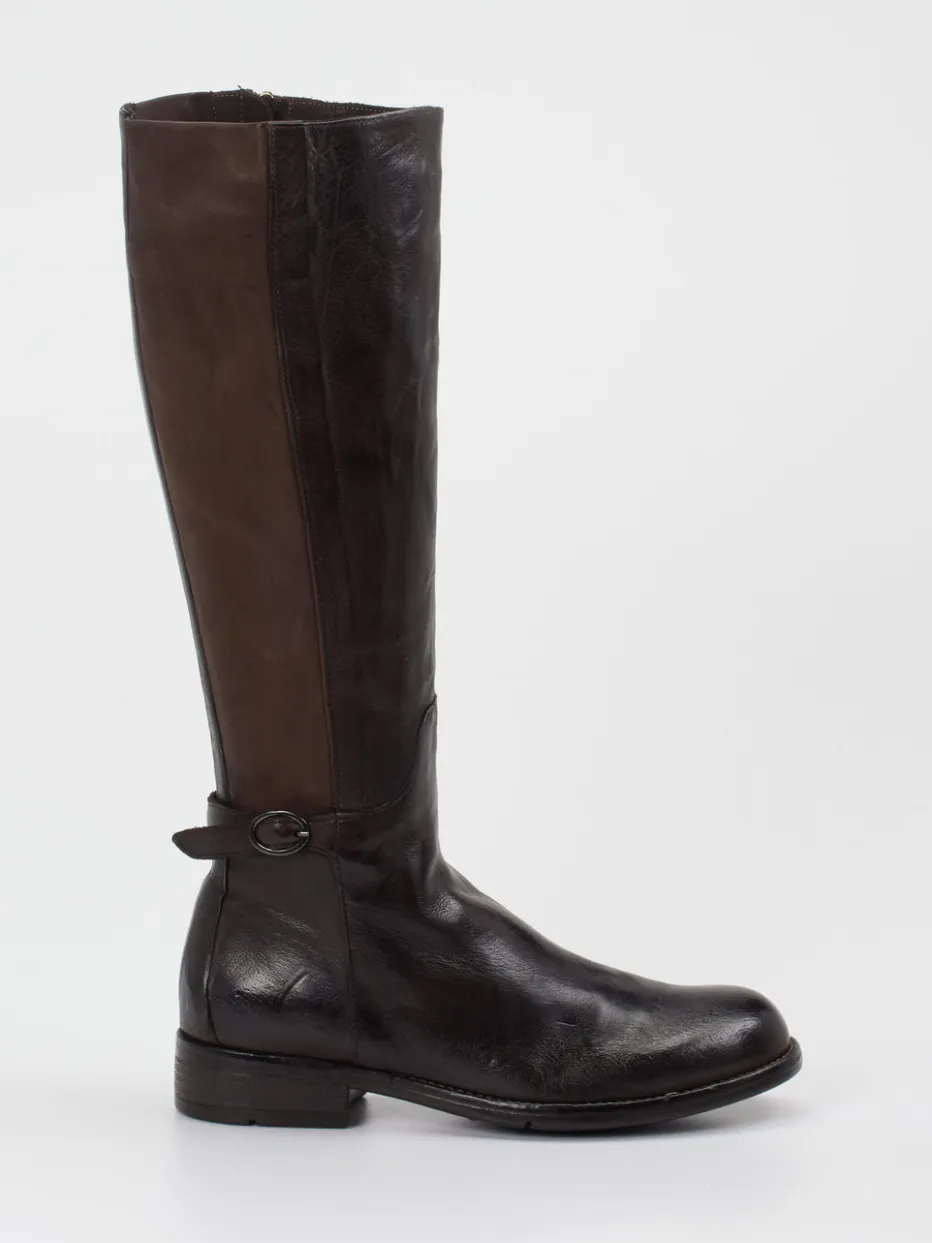 Damen Lemargo – Reitstiefel aus Büffelleder dunkel