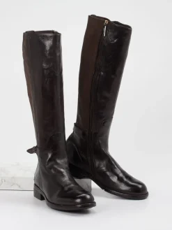 Damen Lemargo – Reitstiefel aus Büffelleder dunkel