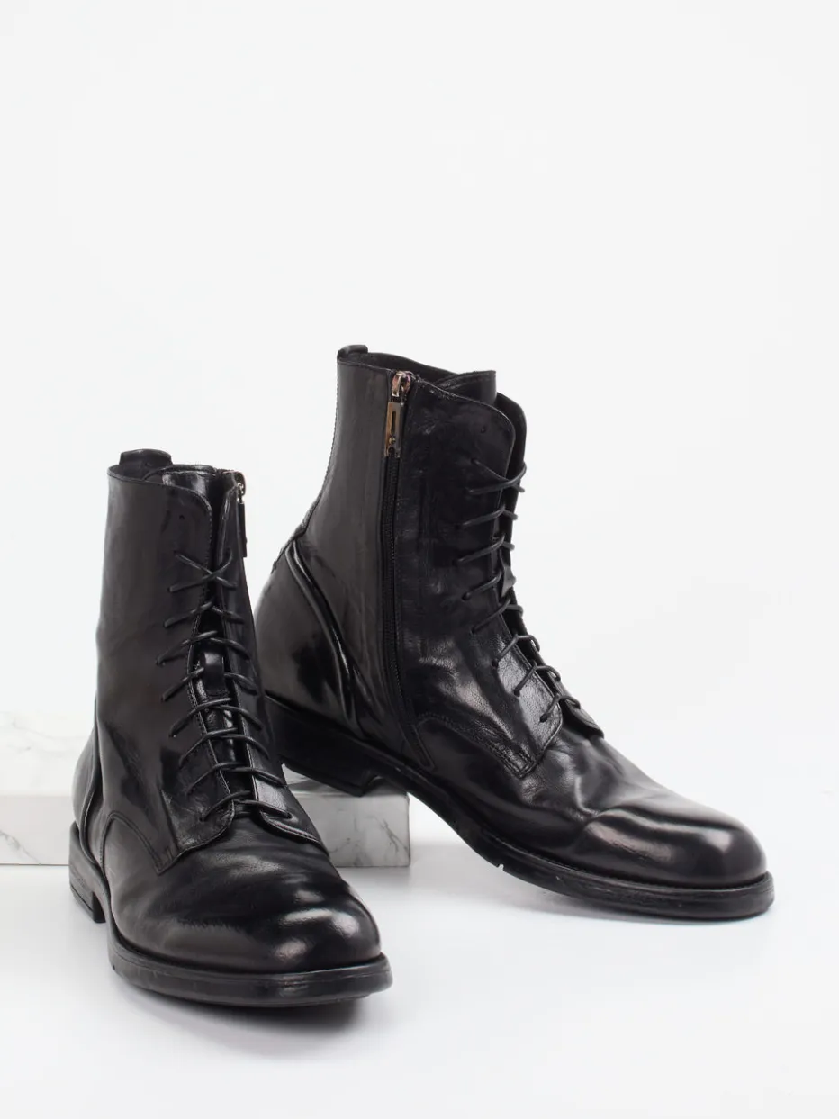 – Schnürstiefelette aus Büffelleder*Lemargo Best