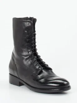 – Schnürstiefelette aus Büffelleder*Lemargo New