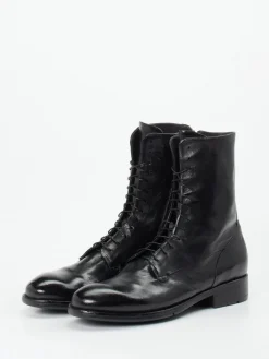 – Schnürstiefelette aus Büffelleder*Lemargo New