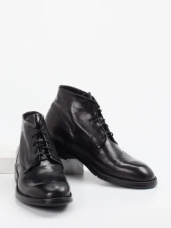 Herren Lemargo – Schnürstiefelette aus Büffelleder