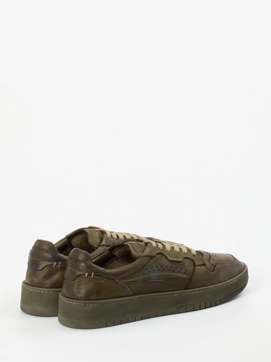Herren Lemargo – Sneaker aus Hirschleder in Oliv