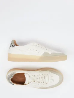 Damen Lemargo – Sneaker aus Hirschleder in Creme