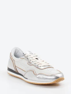 Damen Lemargo – Sneaker aus Hirschleder mit Metallic-Details