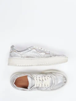 Damen Lemargo – Sneaker aus Metallicleder farben