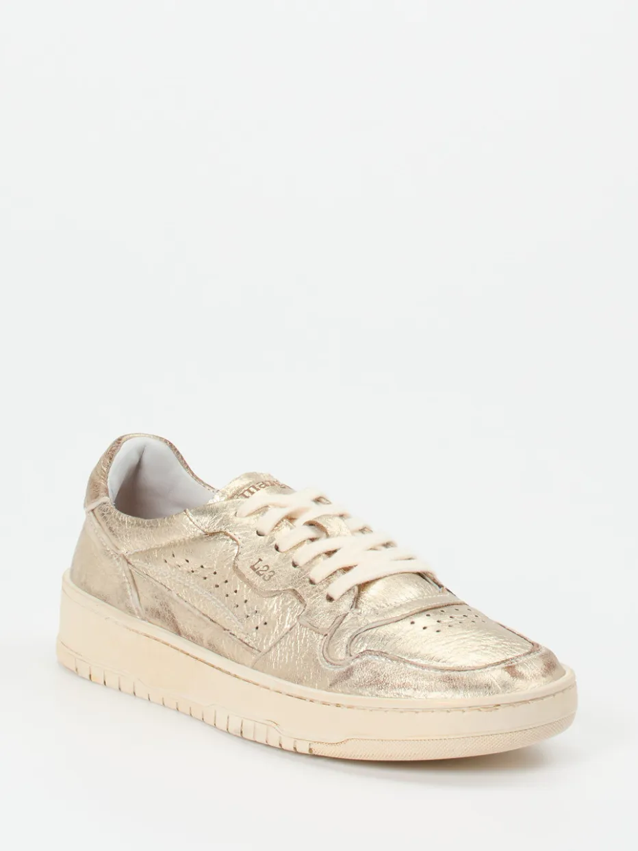 Damen Lemargo – Sneaker aus Metallicleder farben