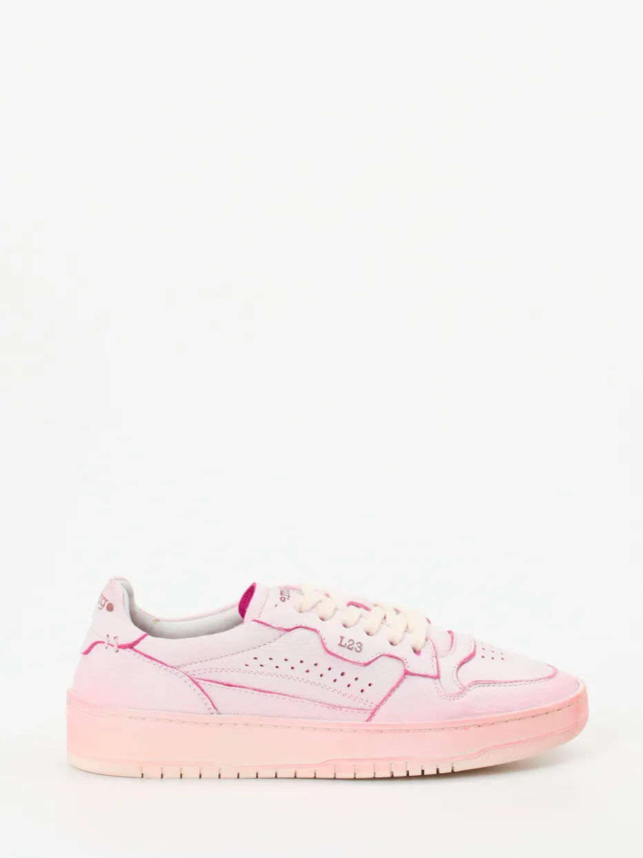 Damen Lemargo – Sneaker aus Metallicleder in Hellrosa