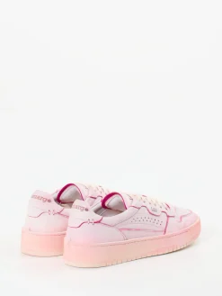 Damen Lemargo – Sneaker aus Metallicleder in Hellrosa