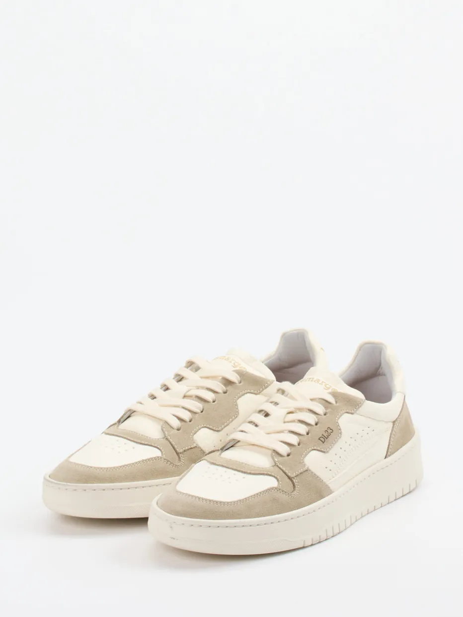 Damen Lemargo – Sneaker aus Velours- und Glattleder Creme