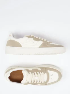 Damen Lemargo – Sneaker aus Velours- und Glattleder Creme