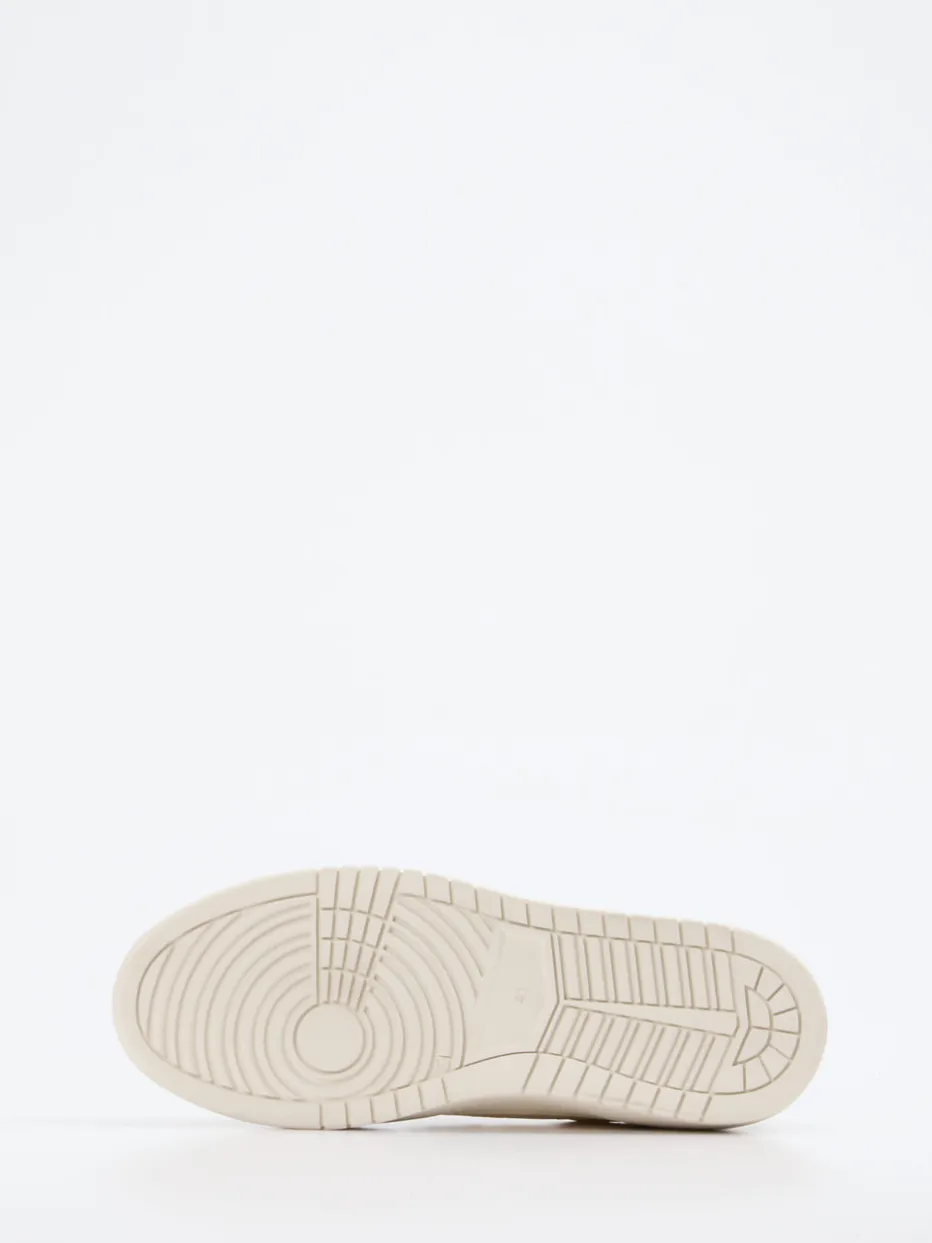 Damen Lemargo – Sneaker aus Velours- und Glattleder Creme